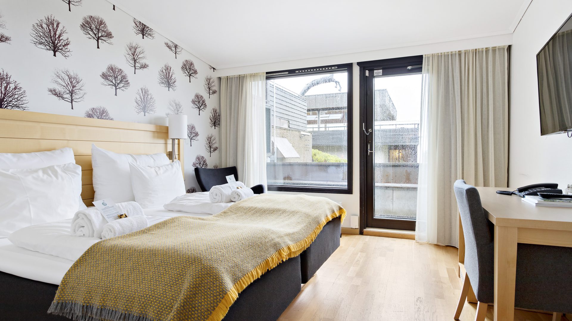 Bilde av et hotellrom på Voksenåsen