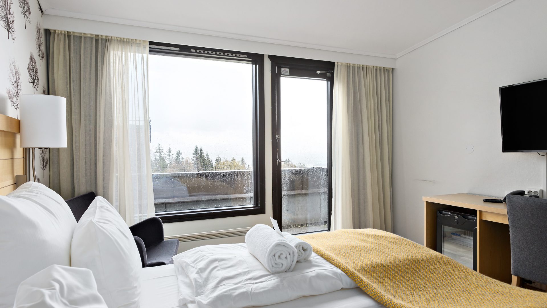 Bilde av et hotellrom på Voksenåsen